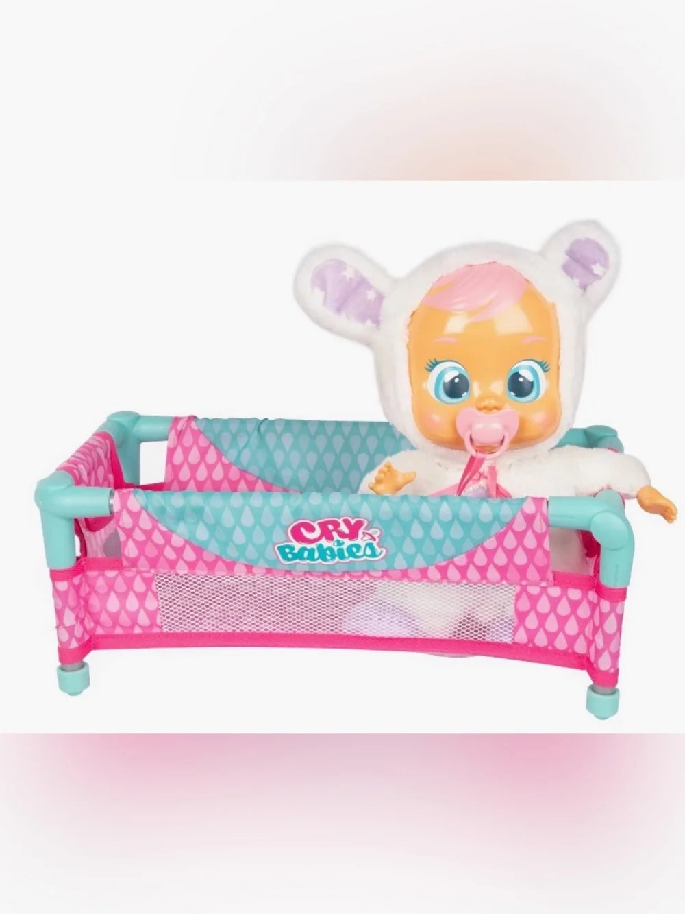 CRY BABIES Doll Carrier and Doll Crib